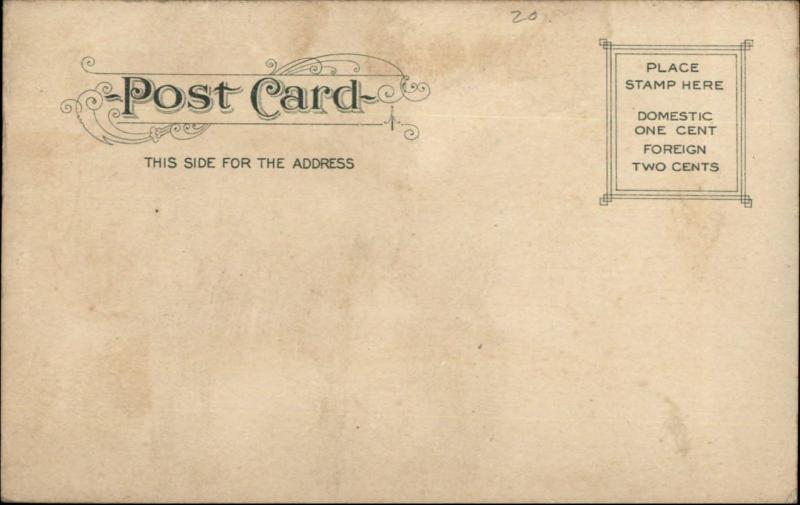 Middle Village Long Island NY Fresh Pond Crematory c1905 Postcard