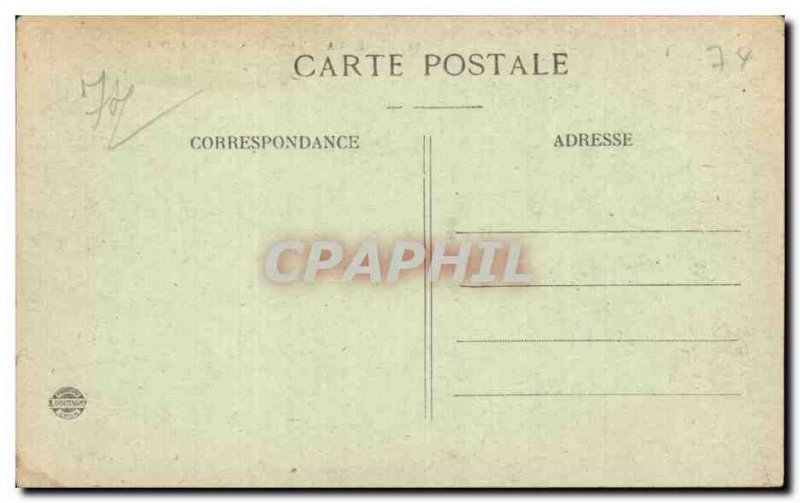 Old Postcard Saint Gervais les Bains Winter View