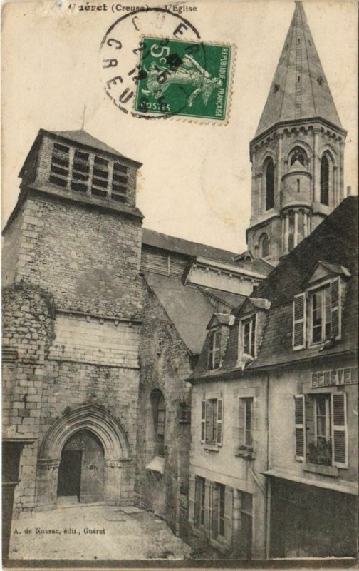 CPA GUERET L'Eglise (1144484)