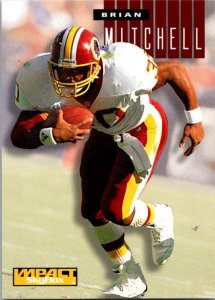 1994 Sky Box Football Card Brian Mitchell Washington Redskins sk21459