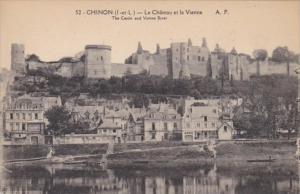 France Chinon Chateau et la Vienne