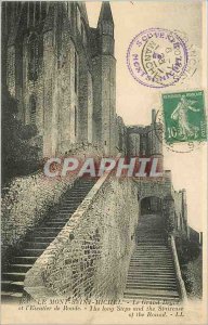 Old Postcard Mont Saint Michel