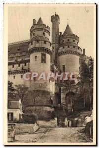 Postcard Old La Douce France Chateau de Pierrefonds Oise The Arrival at the C...