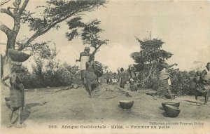 Africa Senegal 1908 Native Women Village #493 Postcard 22-10788