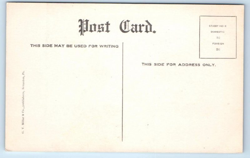 MT. POCONO, Pennsylvania PA ~ POST OFFICE c1910s Monroe County Postcard