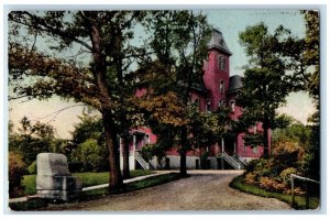 1910 Williams Hall M.A.C. Lansing Hall Exterior Building Road Michigan Postcard 