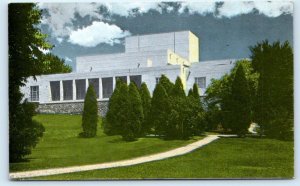 COLORADO SPRINGS, CO Colorado ~ FINE ARTS CENTER  c1950s Eckco-Chrome Postcard