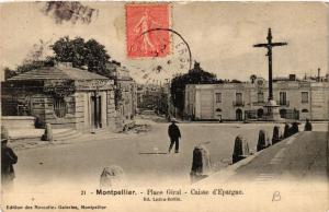 CPA MONTPELLIER - Place Giral - Caisse d'Epargne (511201)