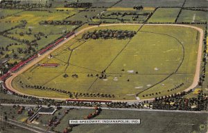 Indianapolis Motor Speedway Car Racing Postcard