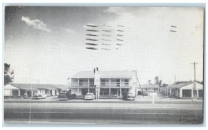 1958 Y Motel Restaurant Building Classic Cars Road Deming New Mexico NM Postcard