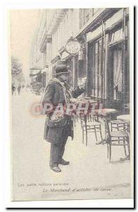 REPRODUCTION small Parisian trades Old Postcard The merchant cellars Articles