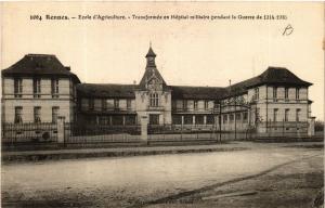 CPA RENNES - École d'Agriculture - Transformée en Hopital militaire (584347)