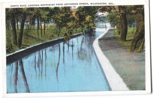 Postcard North Race Looking Southeast Jefferson Street Wilmington DE 1935