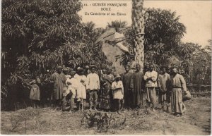 PC BOKE UN CATECHISTE ET SES ELEVES FRENCH GUINEA (a28735)