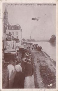 Biplane Passage De Lindpainter A Corbeil 1910