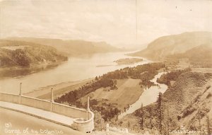 Gorge of the Columbia real photo - Columbia River, Oregon OR  