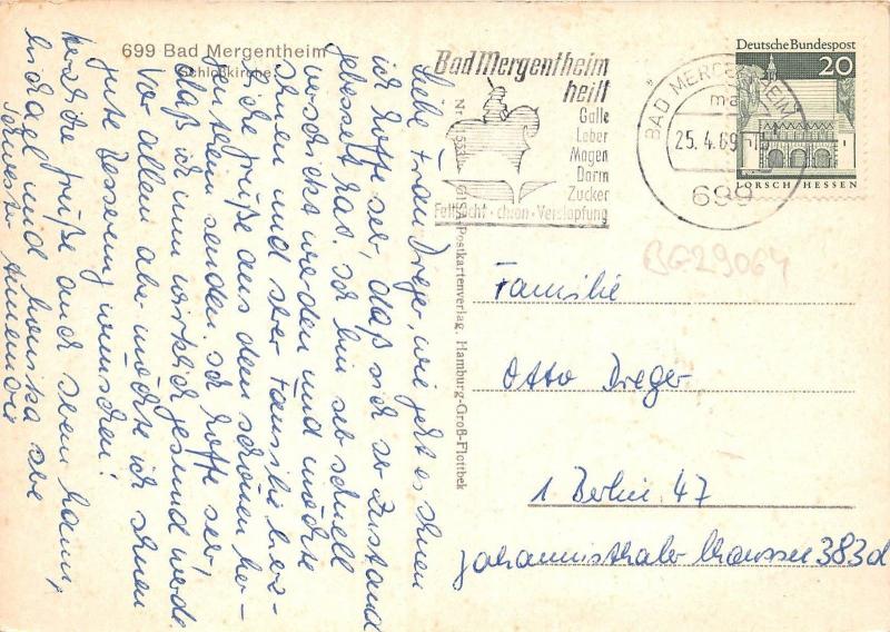 BG29064 bad mergentheim    germany CPSM 14.5x10cm