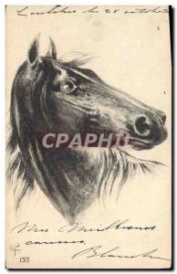 Old Postcard Equestrian Horse Riding