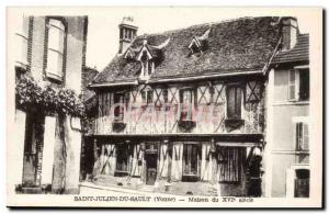 (Yonne) Saint -Julien-Du-Sault House XVI century- Old Postcard