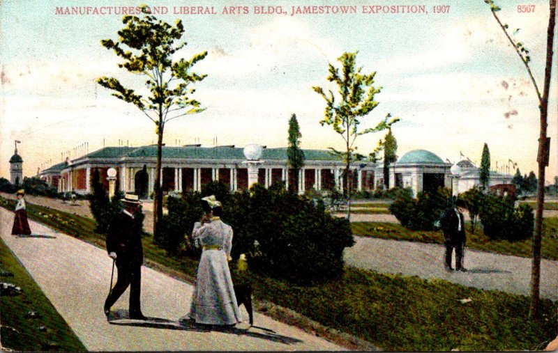 Jamestown Exposition 1907 Manufacturers and Liberal Arts Building 1907