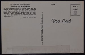 Christmas, MI - First Post Office