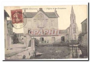 Sour Old Postcard L & # 39eglise and counters