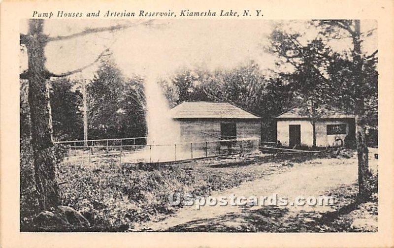 Pump Houses and Artesian Reservoir - Kiamesha Lake, New York