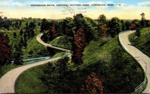 Mississippi Vicksburg Horseshoe Drive National Military Park 1953