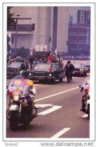 President Jimmy Carter & S Korean President Park, Motorcade, Seoul, Korea, 1979