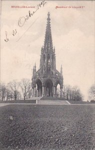 Belgium Brussels Monument de Leopold I  1907