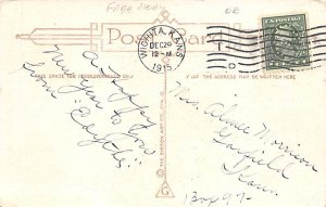 New Year Fade Away 1915 postal marking on front