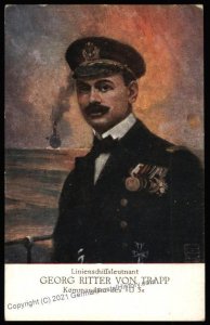 Austria WWI Capt Georg Ritter von Trapp Submarine Sound of Music UBoot PP 105388
