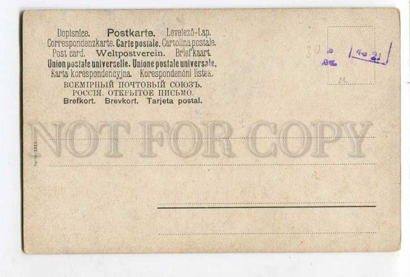 285407 HUNT Deer Mount by MULLER Mueller Vintage postcard