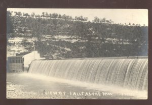 RPPC HOLLISTER MISSOURI POWERSITE DAM FALLS MO. VINTAGE REAL PHOTO POSTCARD