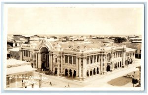 c1950's Municipal Library Guayaquil Ecuador Vintage Unposted Postcard