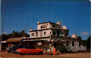 Postcard NATIVE INDIAN SCENE Wisconsin Dells Wisconsin WI AM4942