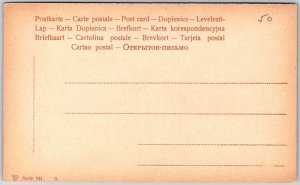 Wed - Bash Old Man Royal Attire Sitting on Chair Postcard 