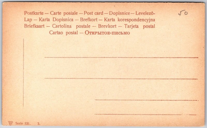 Wed - Bash Old Man Royal Attire Sitting on Chair Postcard 