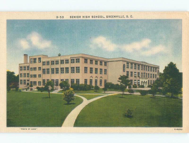 Linen SENIOR HIGH SCHOOL Greenville South Carolina SC E2194-15