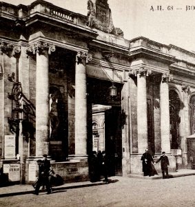 Bordeaux France City Hall Downtown #2 1910s WW1 Era Postcard PCBG12A
