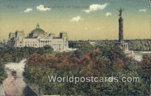 Reichstagsgebaude und Slegessaule Germany Unused 