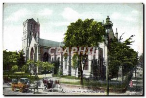 Old Postcard Old Town And Churches Dondee