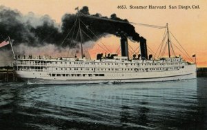 SAN DIEGO, California, 1900-1910s; Steamer HAVARD