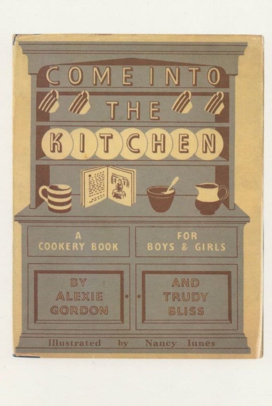 Come Into The Kitchen Alexie Gordon Boys Recipe Book Postcard