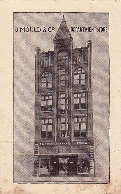 Postcard J Mould & Co Department Store Reading PA