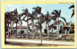 M-18988 Residence on McGregor Boulevard Fort Myers Florida