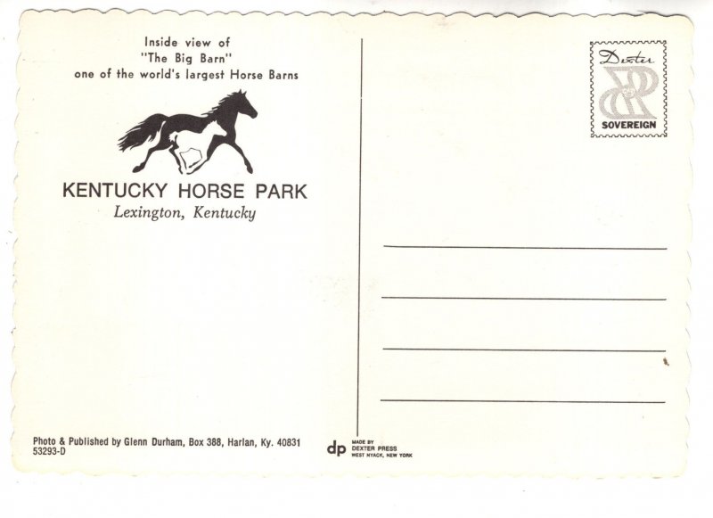 The Big Barn, Horses, Kentucky Horse Park, Lexington, Kentucky