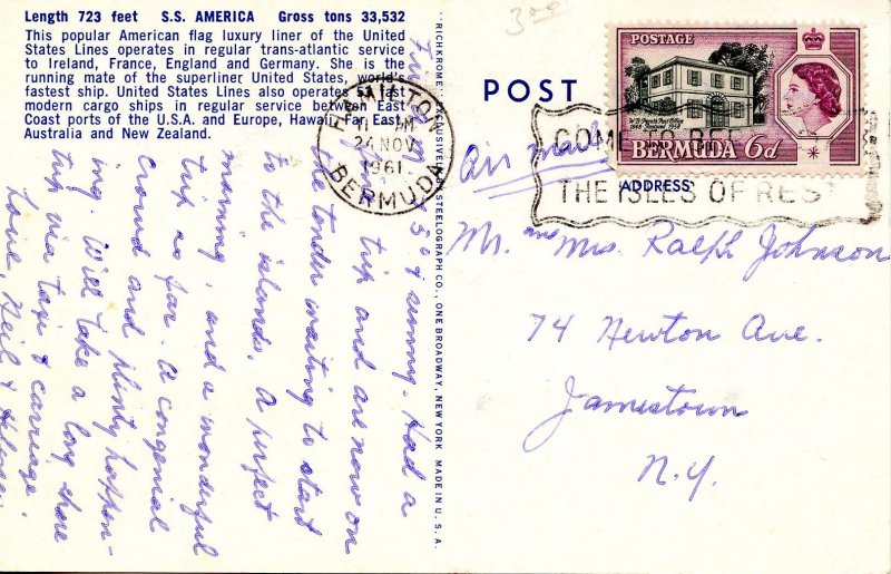 United States Lines - SS America