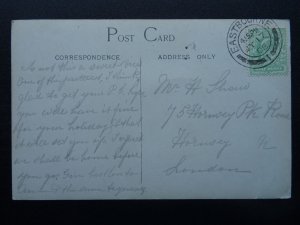 East Sussex EASTBOURNE Meads Road 1908 RP Postcard