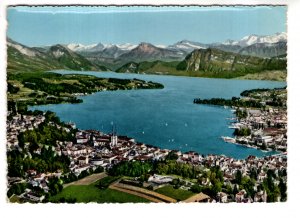 Luzern and the Alps, Lucerne, Switzerland, Used 1960